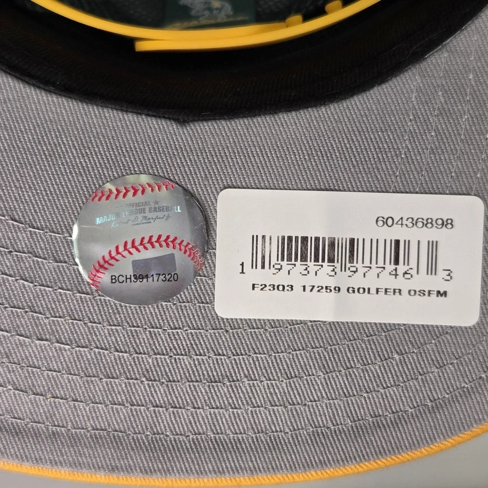 Oakland Athletics Hat‎ MLB Baseball Cap Mens One Size Green Snapback New Era